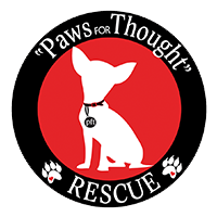Paws for Thought Rescue Logo Paws for Thought Rescue Logo